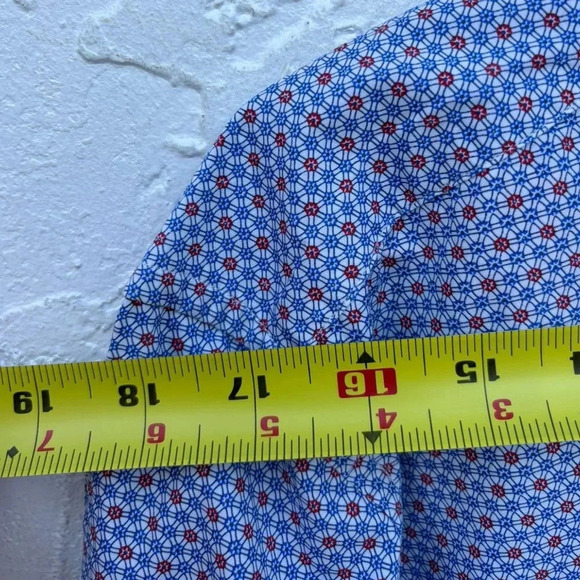 Christian Lacroix Mens Contemporary Fit Button Up Long Sleeve Shirt Blue Size XL - Picture 3 of 11